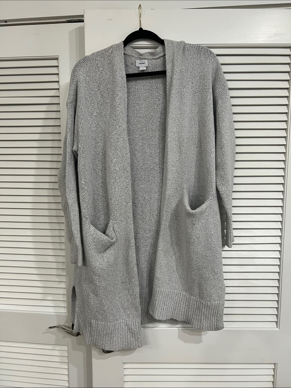 Old Navy Light Gray Open-Front Women's Cardigan